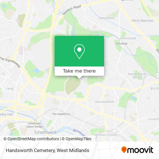 Handsworth Cemetery map