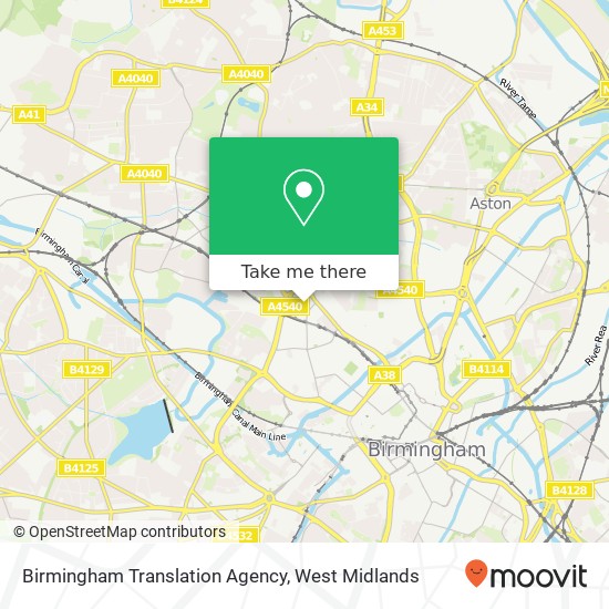Birmingham Translation Agency, 46 Hylton Street Birmingham Birmingham B18 6 map