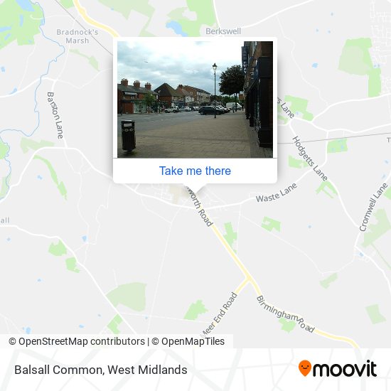 Balsall Common map