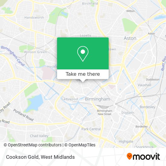 Cookson Gold map