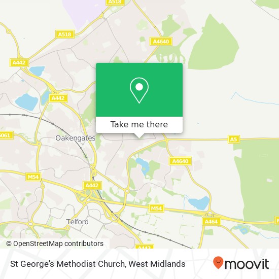 St George's Methodist Church map