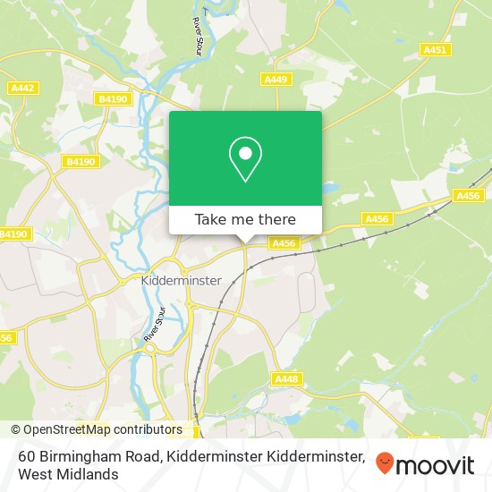 60 Birmingham Road, Kidderminster Kidderminster map