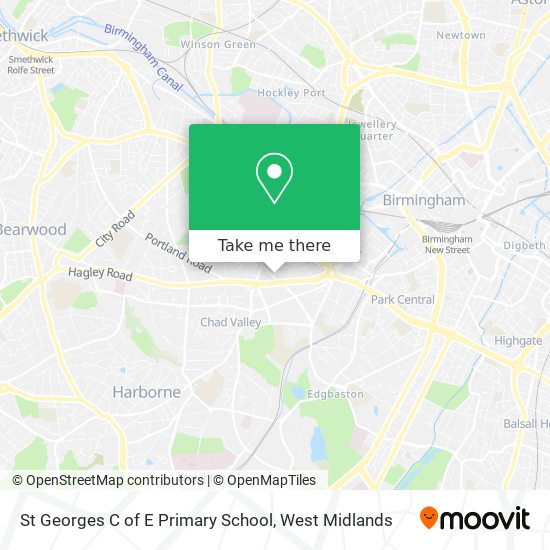 St Georges C of E Primary School map