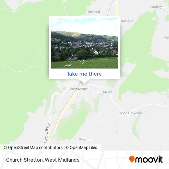 Church Stretton map