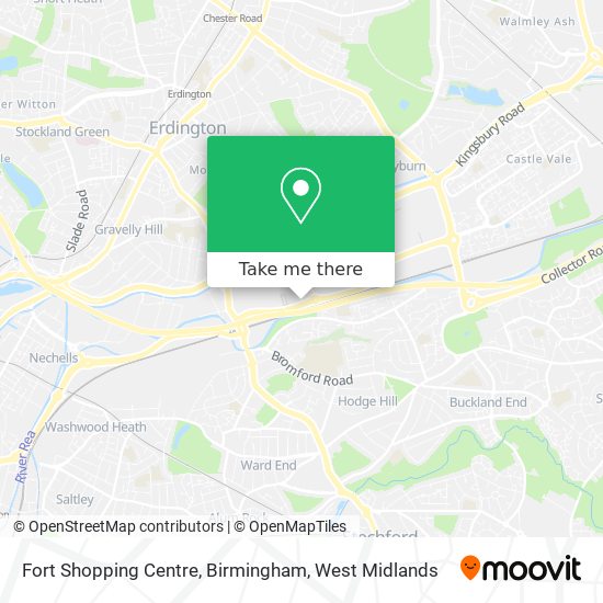 Fort Shopping Centre, Birmingham map