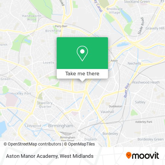 Aston Manor Academy map