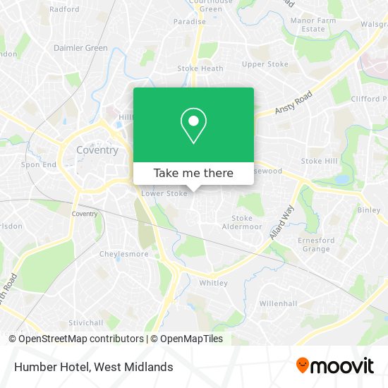 Humber Hotel map