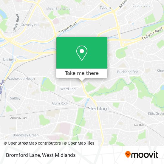 Bromford Lane map