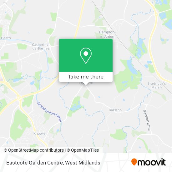 Eastcote Garden Centre map