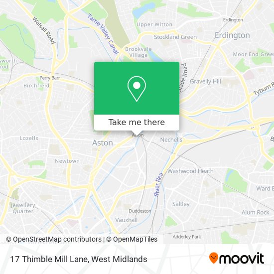 17 Thimble Mill Lane map