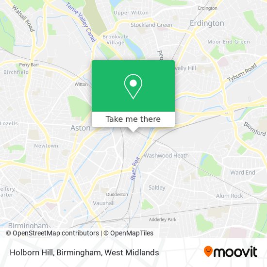 Holborn Hill, Birmingham map