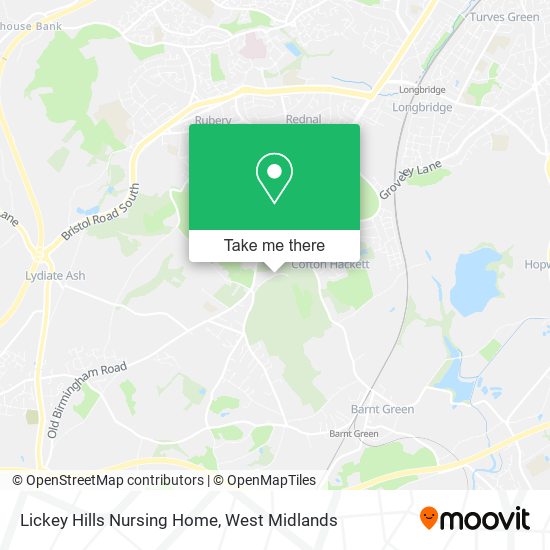 Lickey Hills Nursing Home map