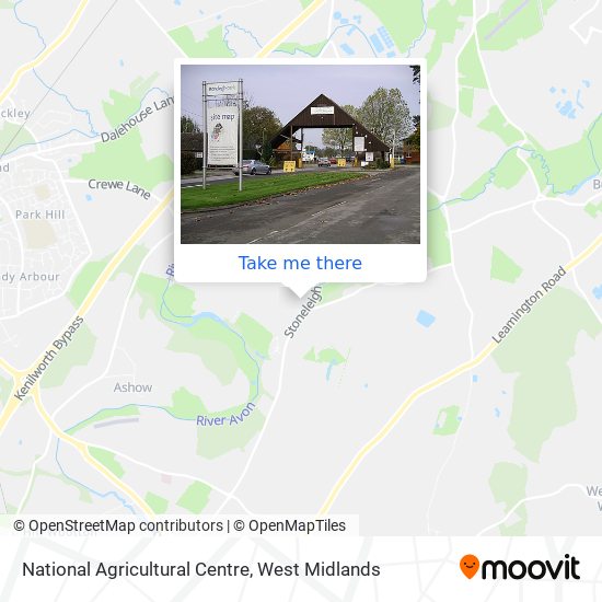 National Agricultural Centre map