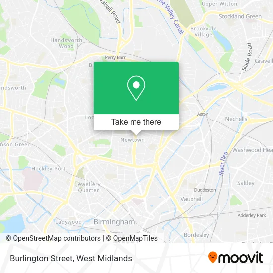 Burlington Street map