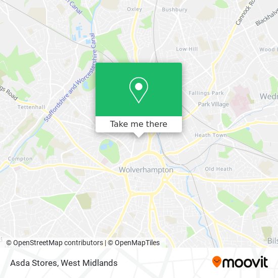 Asda Stores map