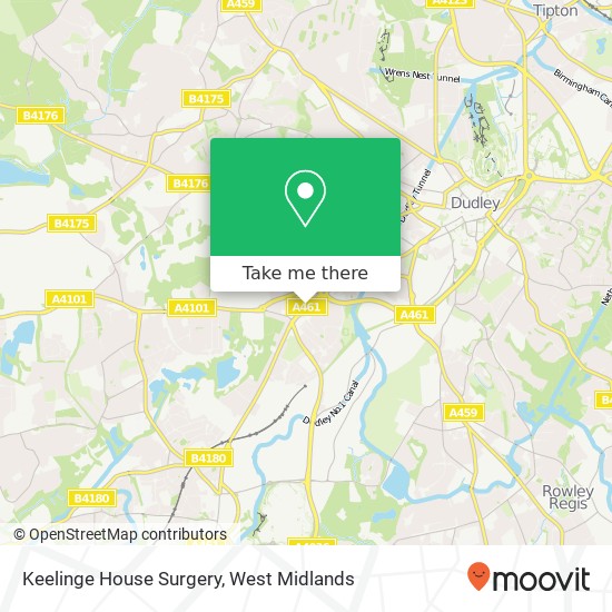 Keelinge House Surgery map