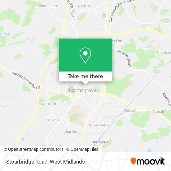 Stourbridge Road map