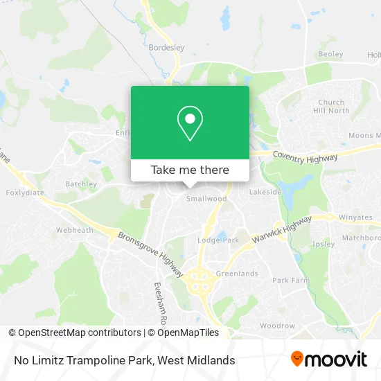 No Limitz Trampoline Park map