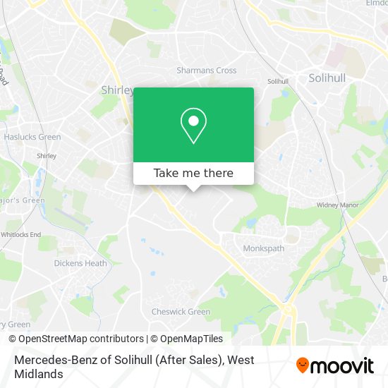 Mercedes-Benz of Solihull (After Sales) map
