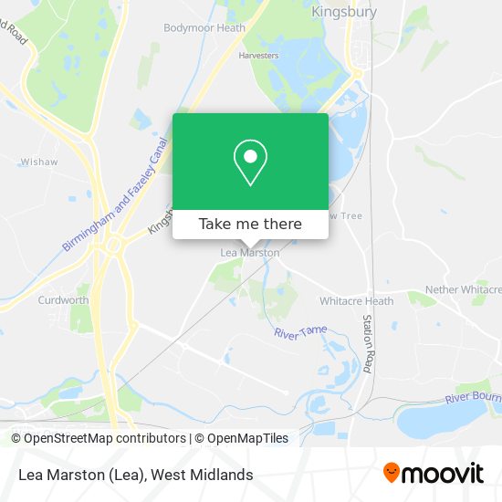 Lea Marston map