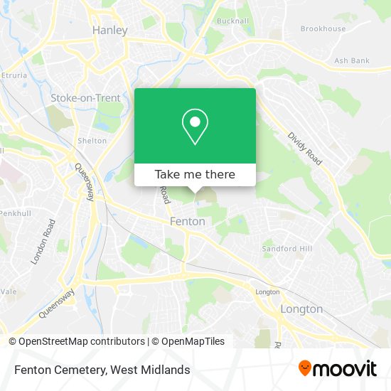 Fenton Cemetery map