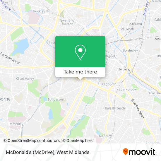 McDonald's (McDrive) map