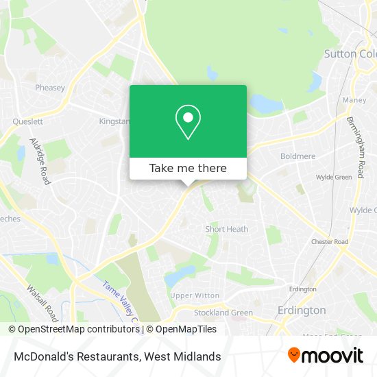 McDonald's Restaurants map