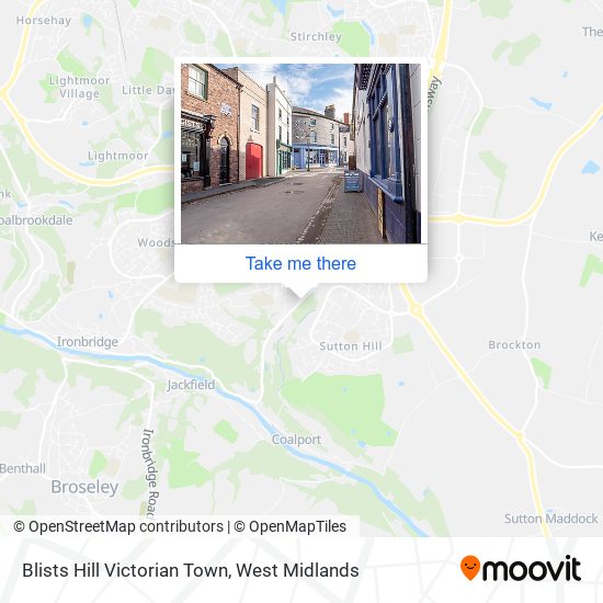 Blists Hill Victorian Town map