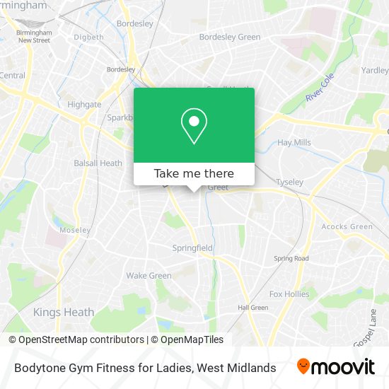 Bodytone Gym Fitness for Ladies map