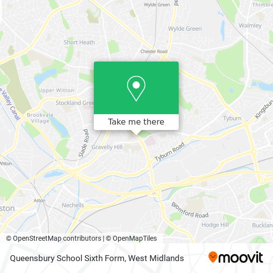 Queensbury School Sixth Form map