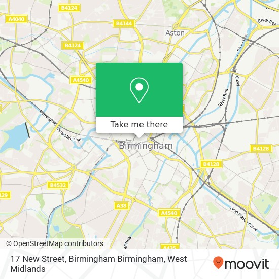 17 New Street, Birmingham Birmingham map