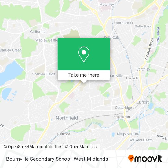Bournville Secondary School map