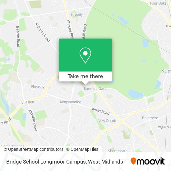Bridge School Longmoor Campus map