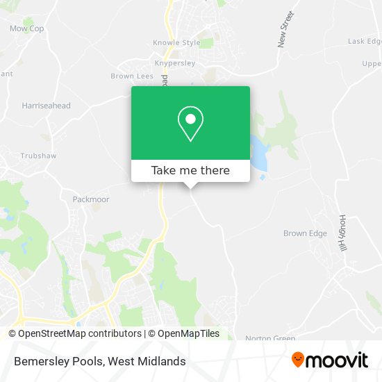 Bemersley Pools map
