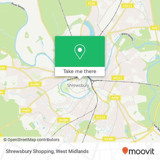 Shrewsbury Shopping map