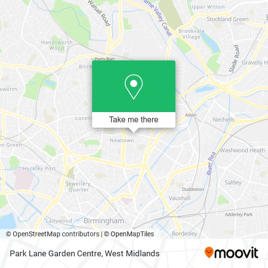 Park Lane Garden Centre map