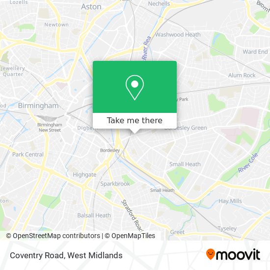 Coventry Road map