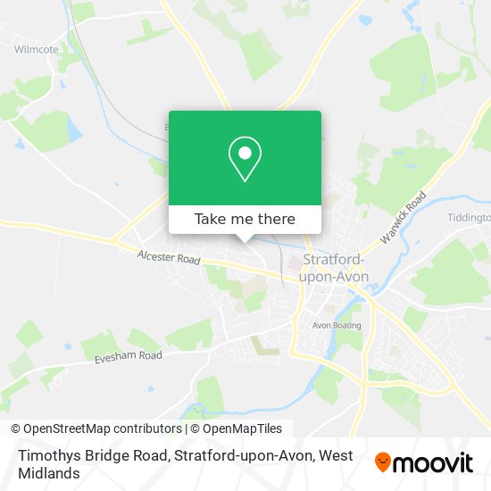 Timothys Bridge Road, Stratford-upon-Avon map
