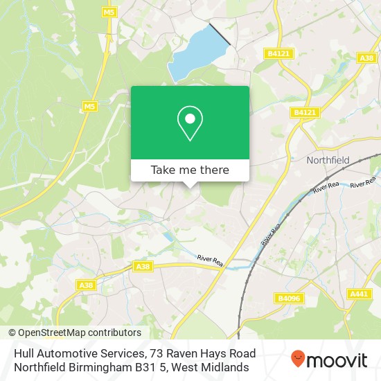 Hull Automotive Services, 73 Raven Hays Road Northfield Birmingham B31 5 map