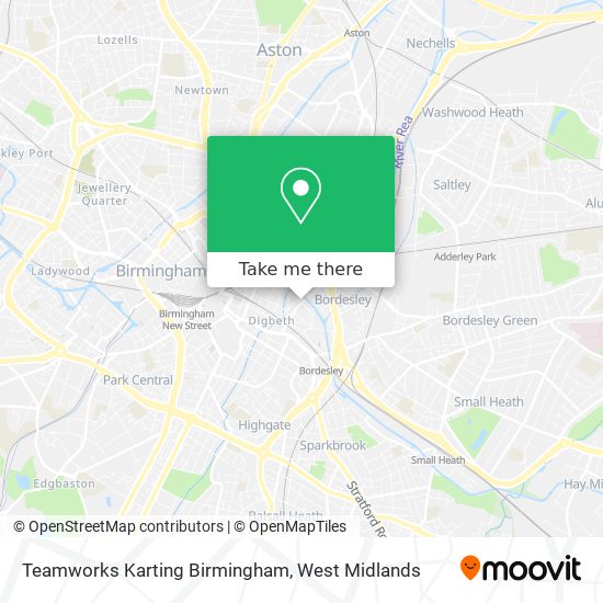 Teamworks Karting Birmingham map