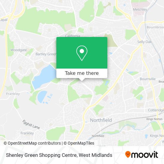 Shenley Green Shopping Centre map