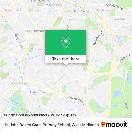 St John Bosco Cath. Primary School map