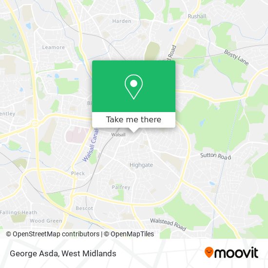 George Asda map