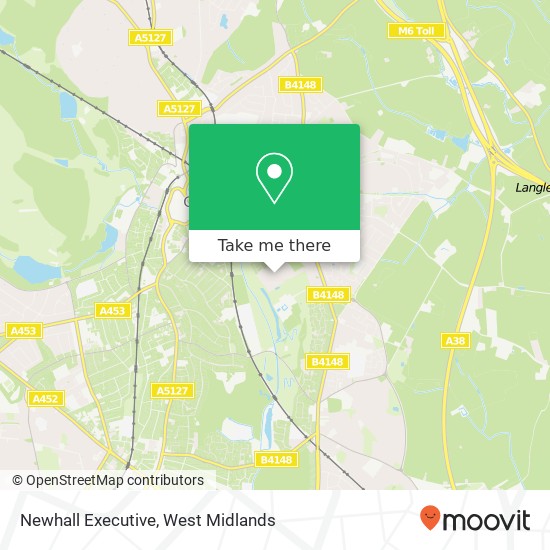 Newhall Executive map