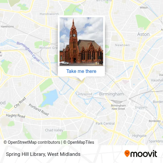 Spring Hill Library map