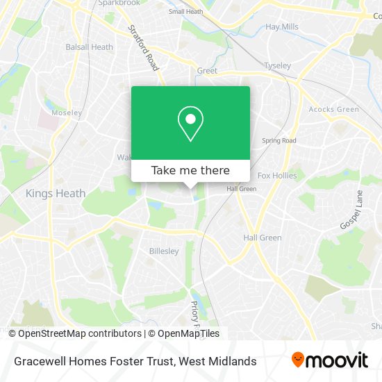 Gracewell Homes Foster Trust map