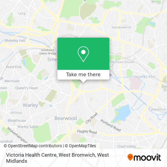 Victoria Health Centre, West Bromwich map