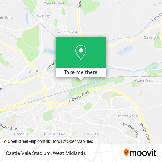 Castle Vale Stadium map
