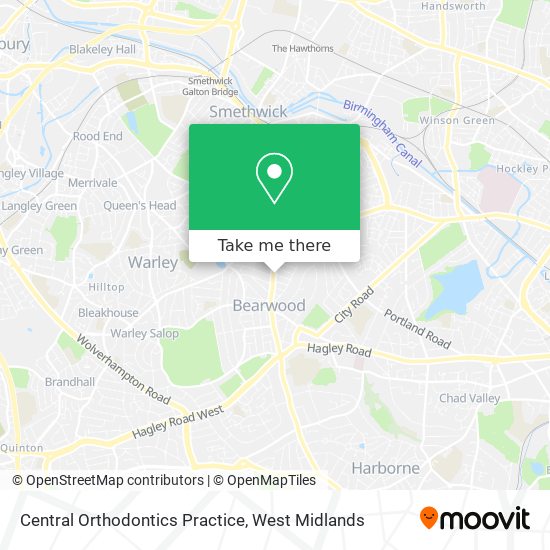 Central Orthodontics Practice map