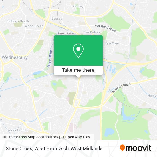 Stone Cross, West Bromwich map